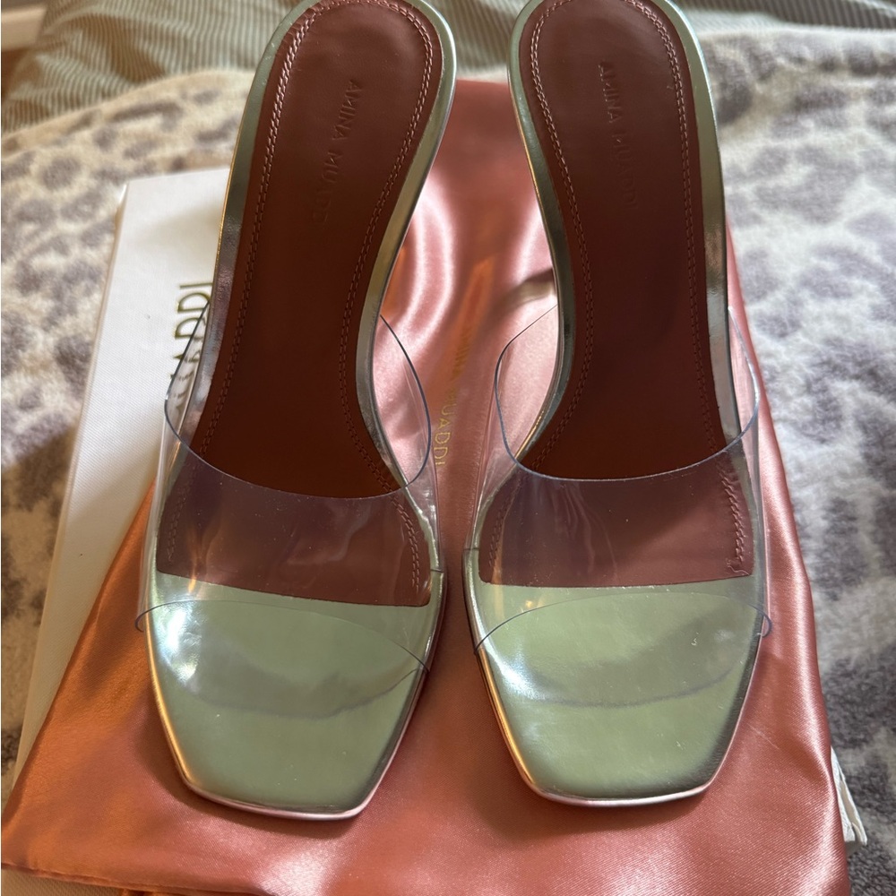 Amina Muaddi Lupita Wedge